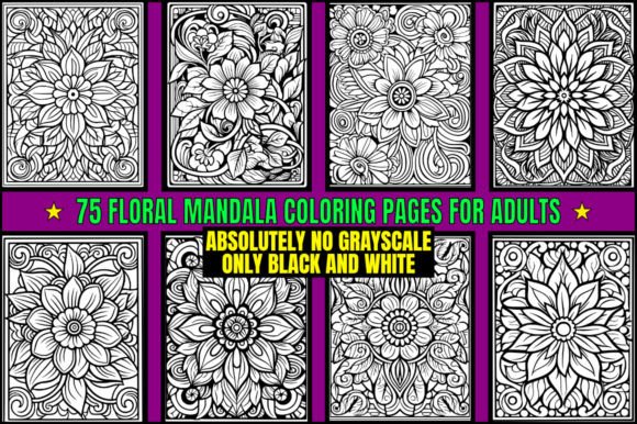 Download 75 Floral Mandala Coloring Pages Adults - Floral Collection