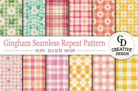 Download Gingham Seamless Repeat Pattern - Repeat Collection