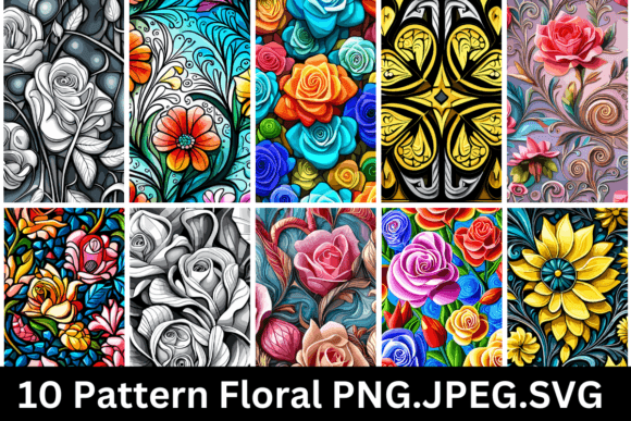 Download Pattern Floral V9 - Floral Collection