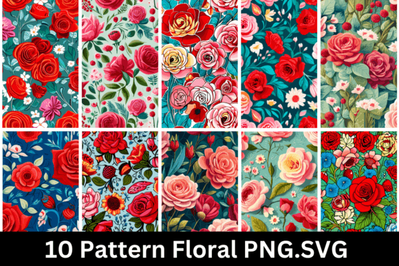 Download Pattern Floral V17 - Floral Collection