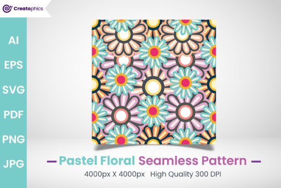 Download Pastel Seamless Floral Pattern Freebie - Floral Collection