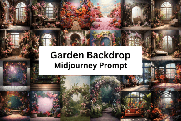Download Ai Prompt for Garden Backdrop - Garden Collection