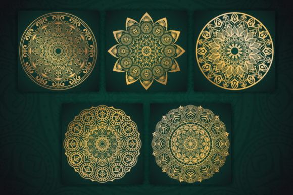 Download Beautiful Golden Mandala Design - Beautiful Collection