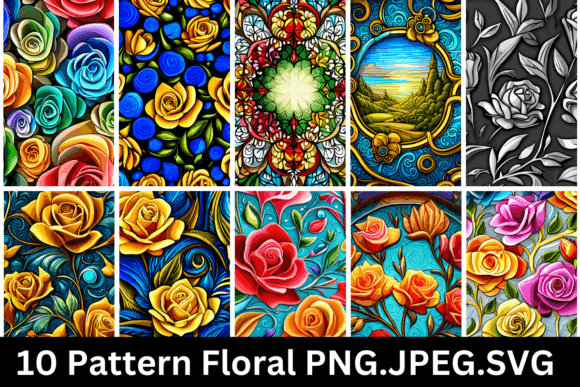 Download Pattern Floral V5 - Floral Collection