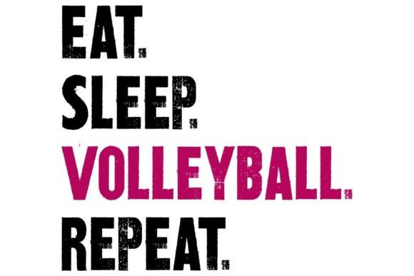 Download Eat Sleep Volleyball Repeat - Premium Resources