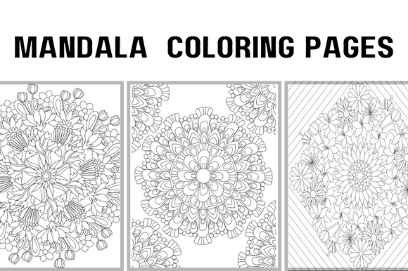 Download Floral Mandala Adult Coloring Pages - Floral Collection