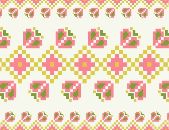 Download Embroidery Floral Colorful Pattern - Floral Collection