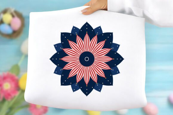 Download Patriotic Floral Mandala PNG - Floral Collection