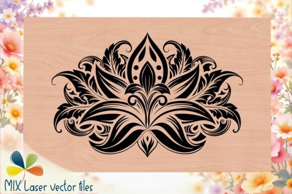 Download Floral Laser Engraving Template - Floral Collection