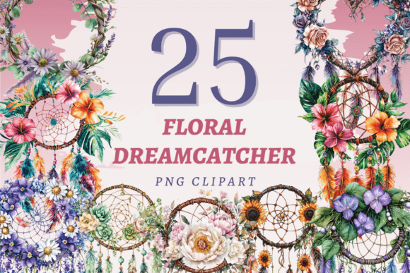 Download Floral Dreamcatcher PNG Bundle - Floral Collection