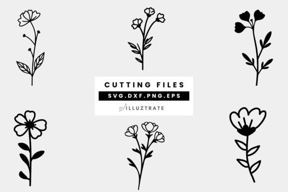 Download Wild Flowers SVG Cut Files | Floral - Floral Collection