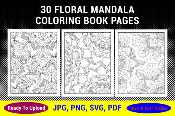 Download Floral Mandala Coloring Pages for Adults - Floral Collection