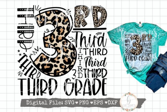 Download 3rd Grade Typography SVG Sublimation PNG - Sublimation png Collection